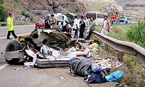 تصادف در جاده