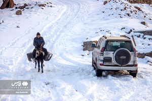 برف پاییزی در روستای «لیقوان» تبریز