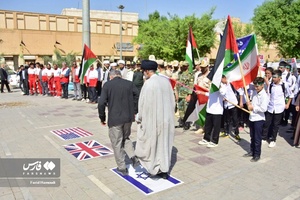 تجمع محکومیت بمباران بیمارستان غزه /خوزستان