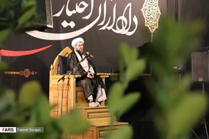 مراسم عزاداری حسینی در مجموعه فرهنگی ۱۵ خرداد