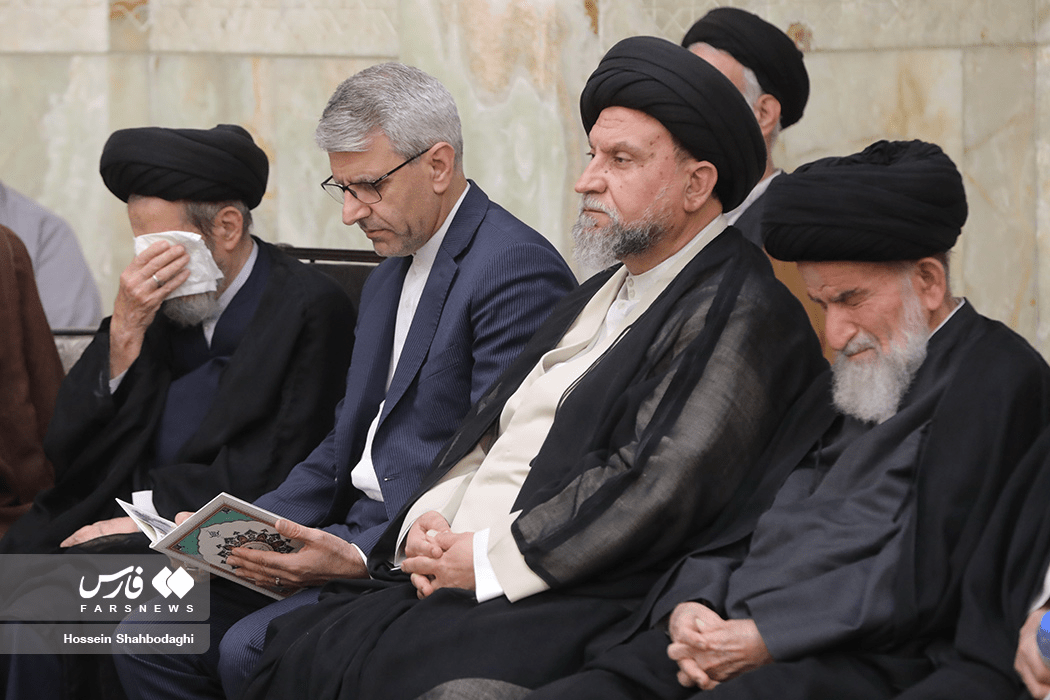 مراسم چهلمین روز ترحیم آیت الله شبیری زنجانی(ره)