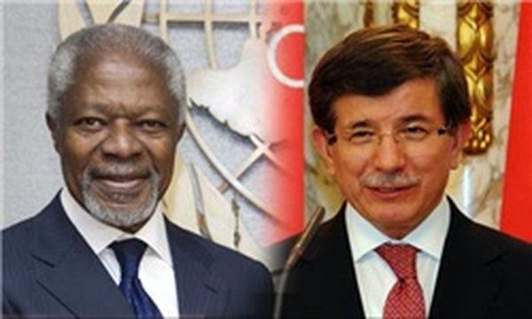 T davutoğlu annan