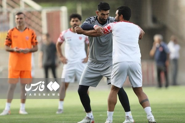 گزارش تصویری از تمرین تیم فوتبال پرسپولیس