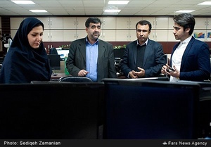 بازدید عباس کبریایی زاده رئیس هیئت مدیره سازمان تامین اجتماعی از تحریریه خبرگزاری فارس