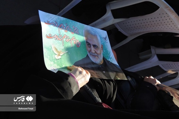 عکس| اجتماع گیلانی‌ها به یاد حاج قاسم