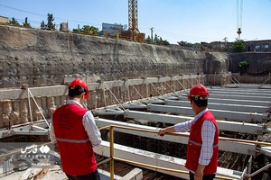 بازدید اصحاب رسانه از ایستگاه های مترو تبریز