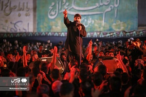 عزاداری شام غریبان در هیات مکتب الزهرا اهواز 