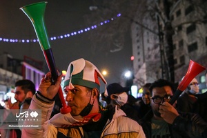 جشن صعود تیم ملی فوتبال به جام جهانی