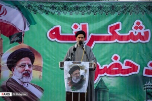 سخنرانی حجت الاسلام سید علی طاهری مسئول ستاد انتخاباتی دکتر رئیسی در گلستان