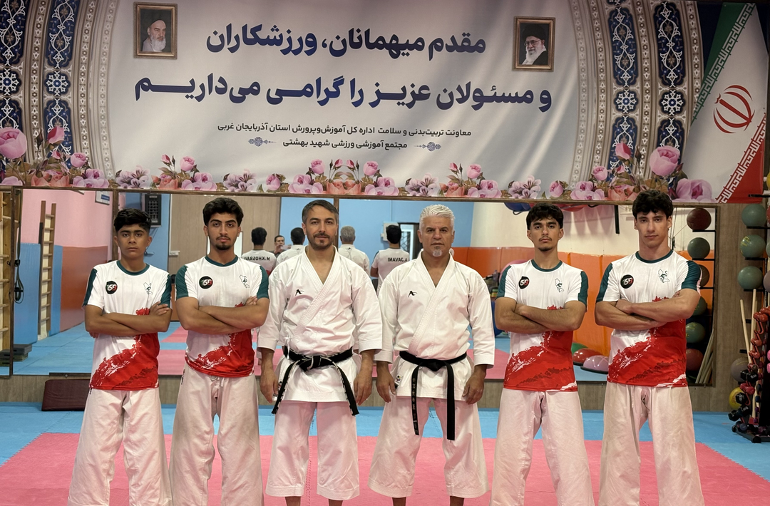 پایان نخستین روز اردوی تیم ملی کاراته دانش‌آموزی در ارومیه