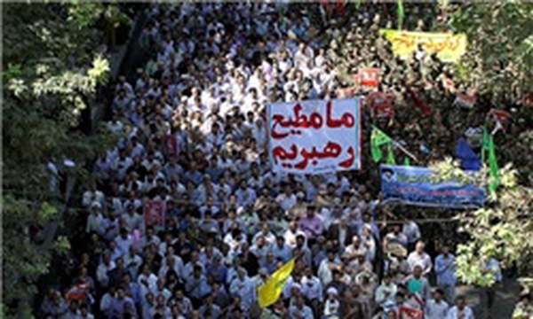 راهپیمایی روز قدس در آمل و ساری