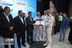 تجلیل از پرسنل و خانواده مازندرانی ناو گروه ۸۶ نیروی دریایی ارتش در نوشهر 