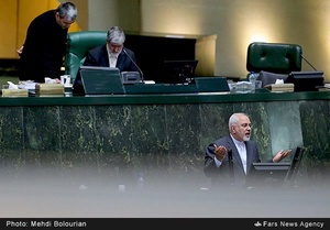 سخنرانی  محمدجواد ظریف وزیر امور خارجه در جلسه علنی مجلس شورای اسلامی