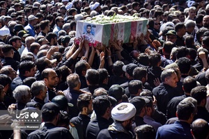 تشییع پیکر شهید حادثه تروریستی جاده خاش - تفتان