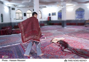 غبارروبی مساجد در استقبال از ماه مهمانی خدا