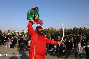 خیمه سوزان غروب روز عاشورا