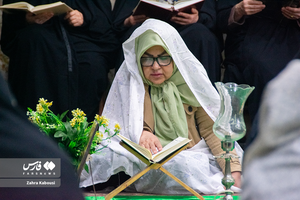 قرائت قرآن در صحن امام زاده عبدالله(ع) گرگان