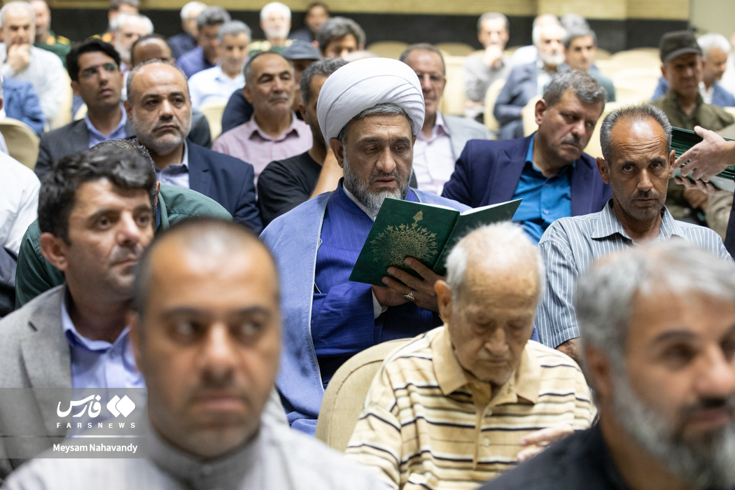 مراسم اولین سالگرد درگذشت سردار علیرضا افشار