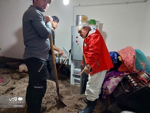 سیل شبانه در شهرستان اهر