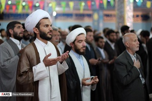 آیین عمامه گذاری طلاب حوزه های علمیه استان اردبیل