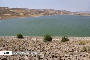 آب‌های انباشته شده در سد یامچی اردبیل