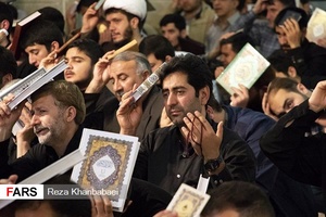 احیای شب قدر در مصلای اردبیل