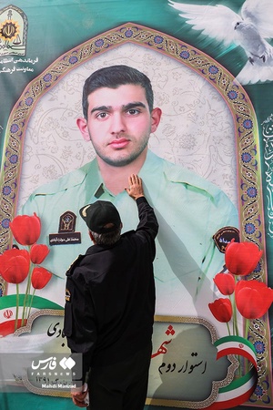 سردار قاسم رضایی جانشین فرمانده کل انتظامی کشور در رزمایش اقتدار نوروزی پلیس در میدان آزادی تهران