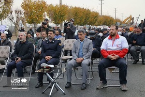 مانور عملیان زمستانی در کرج