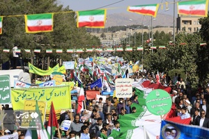 حماسه حضور خراسان‌جنوبی‌ها در راهپیمایی 13 آبان