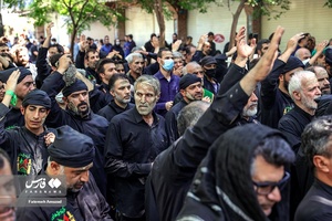 عزاداری ظهر تاسوعا در حسینیه کربلایی ها