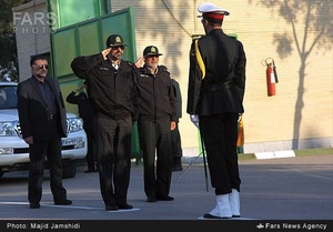 حضور سردار رادان در مراسم امحای هشت تن مواد مخدر در بندر عباس