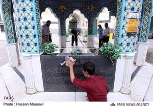 غبارروبی مساجد در استقبال از ماه مهمانی خدا