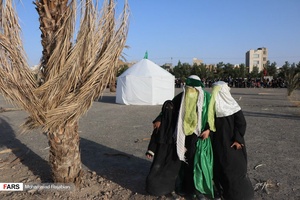 خیمه سوزان غروب روز عاشورا