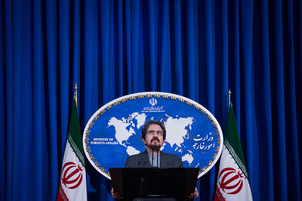 بهرام قاسمی  سخنگوی وزارت امورخارجه در نشست خبری