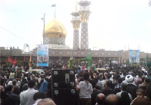 استقبال از کاروان شهیدان گمنام همدان