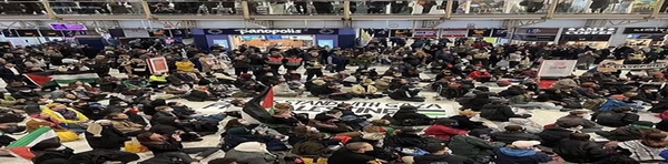 تحصن حمایت از فلسطین در لندن