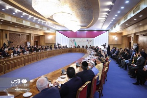 نشست پیروان ادیان توحیدی با آیت الله رئیسی رئیس جمهور