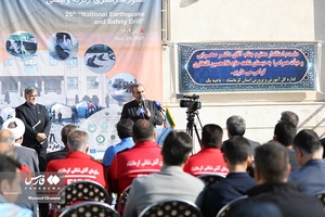 مانور زلزله و ایمنی با حضور استاندار کرمانشاه برگزار شد