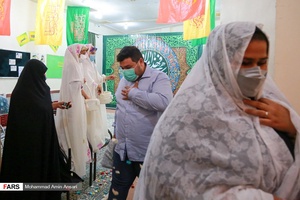 مراسم اهداء 23 سری جهیزیه برای زوج های جوان آبادانی