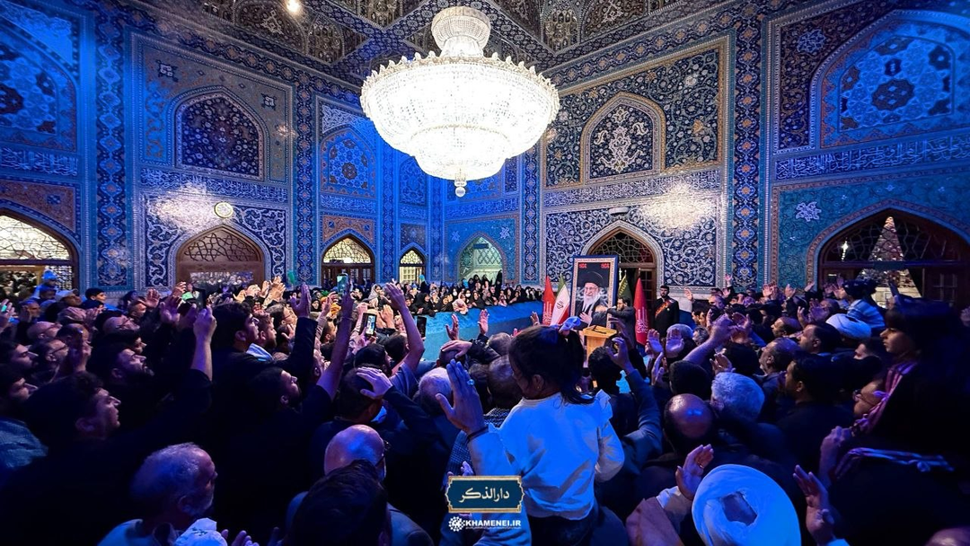 اولین فاطمیه در جوار مزار نورانی آقای شهید ایران + عکس
