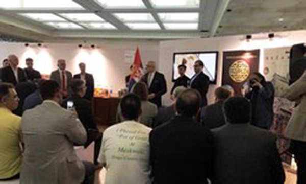 افتتاح غرفه صربستان در نمایشگاه کتاب