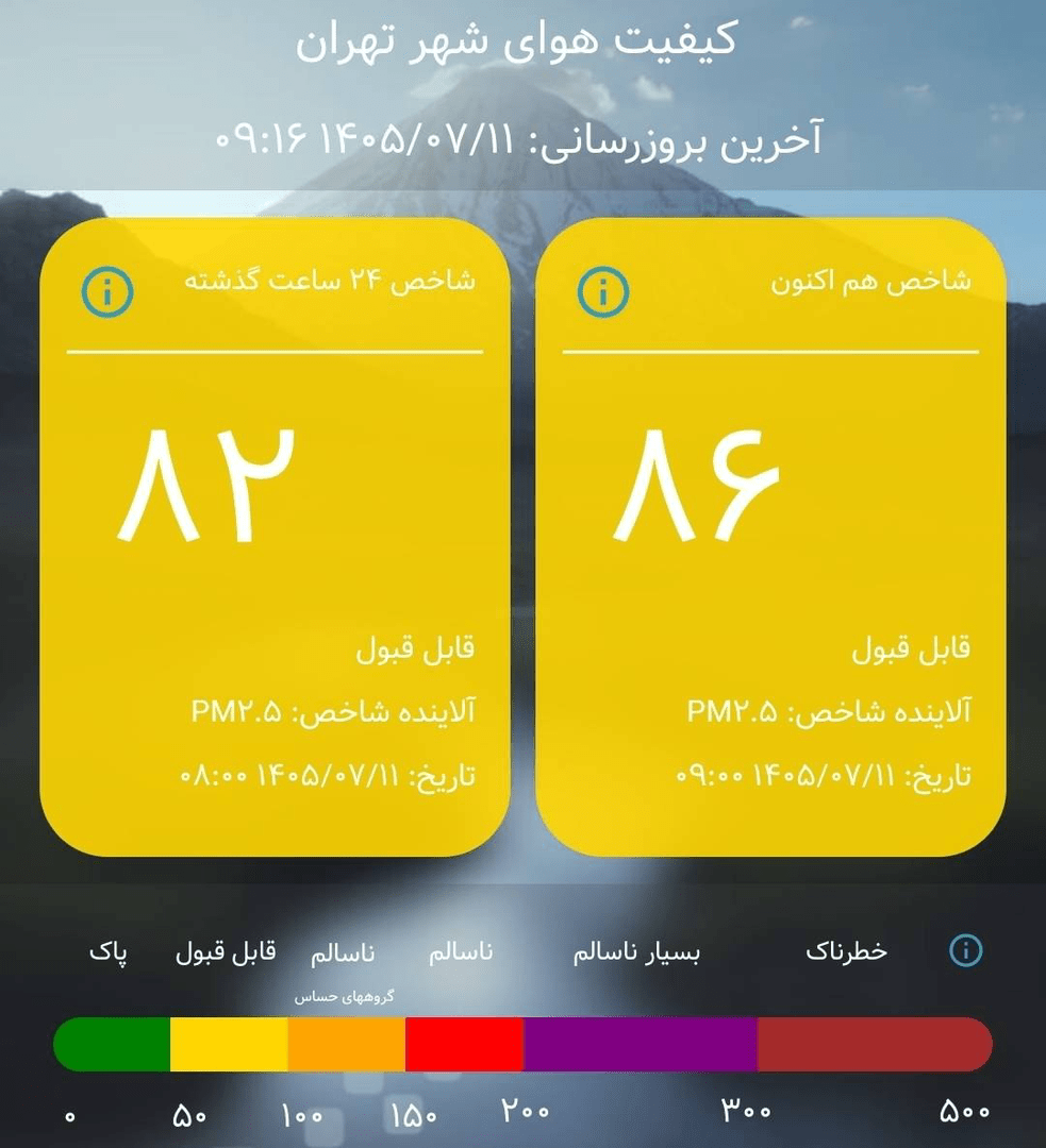 تهران نفس کشید