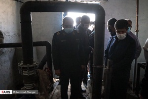  مخزن بتنی ۳۲۰ هزار لیتری روستای «شمه» مزین به نام شهید مدافع حرم صالح صالحی به بهره برداری رسید 