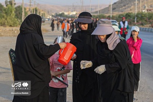 راهپیمایی جاماندگان اربعین در «گچساران»