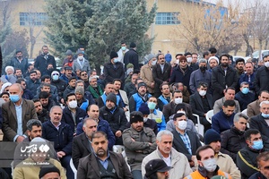 تشییع شهید گمنام در شهرک صنعتی شهرکرد