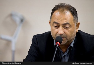  سخنرانی سرهنگ حسینی از خانواده شهدا فاجعه منا در نشست خبری اولین سالگرد شهدای فاجعه منا