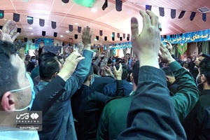تشییع پیکر مطهر شهید پاسدار محمود آبسالان در زاهدان