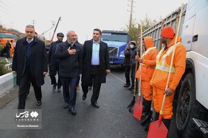 مانور عملیان زمستانی در کرج