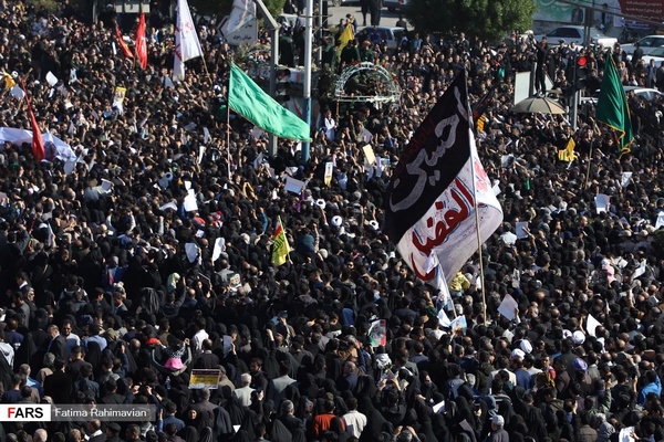 تشییع پیکر «حاج قاسم سلیمانی» در اهواز