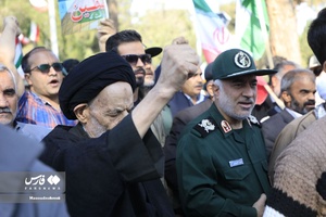 حماسه حضور خراسان‌جنوبی‌ها در راهپیمایی 13 آبان